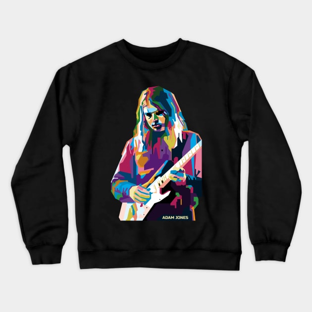 Abstract Guitarist Adam Jones in WPAP Crewneck Sweatshirt by smd90